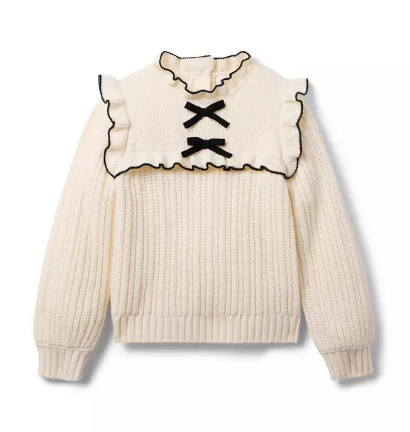 Textured Bow Sweater | Janie and Jack