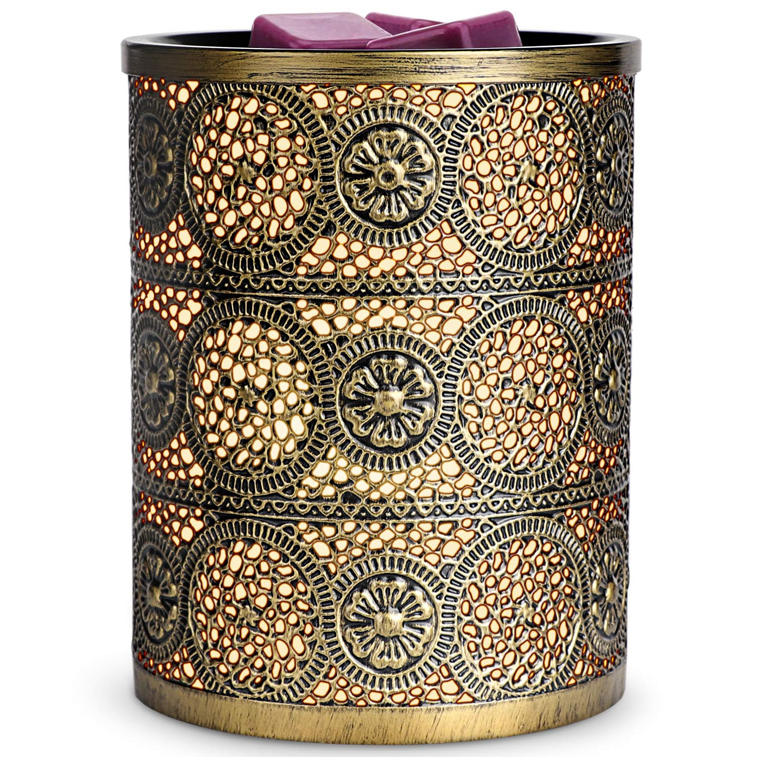 ARVIDSSON Electric Wax Melt Warmer for Scented Wax, Metal Wax Candle Warmer Wax Melter, Wax Burner F | Amazon (US)