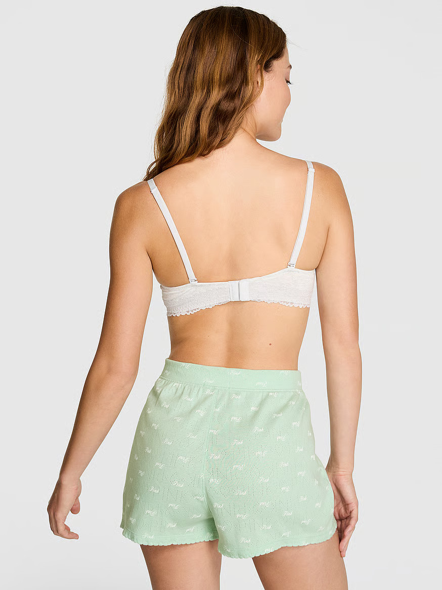 Buy Pointelle Boxer Shorts, Print - Order Pajama Bottoms online - Victoria's Secret US | Victoria's Secret (US / CA )