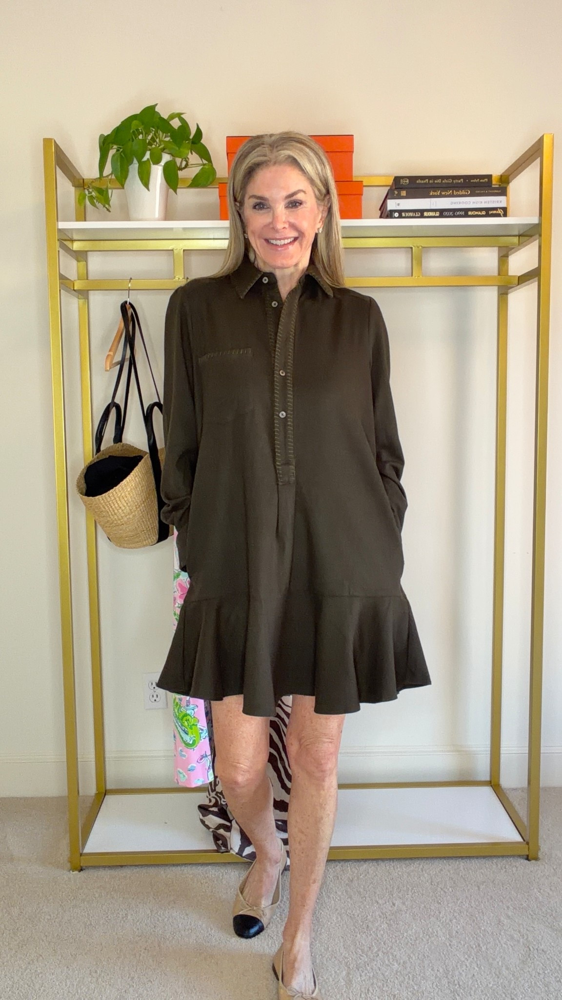 Loving this wool brushed shirtdress for the winter months! Size S 

#LTKOver40 #LTKSeasonal