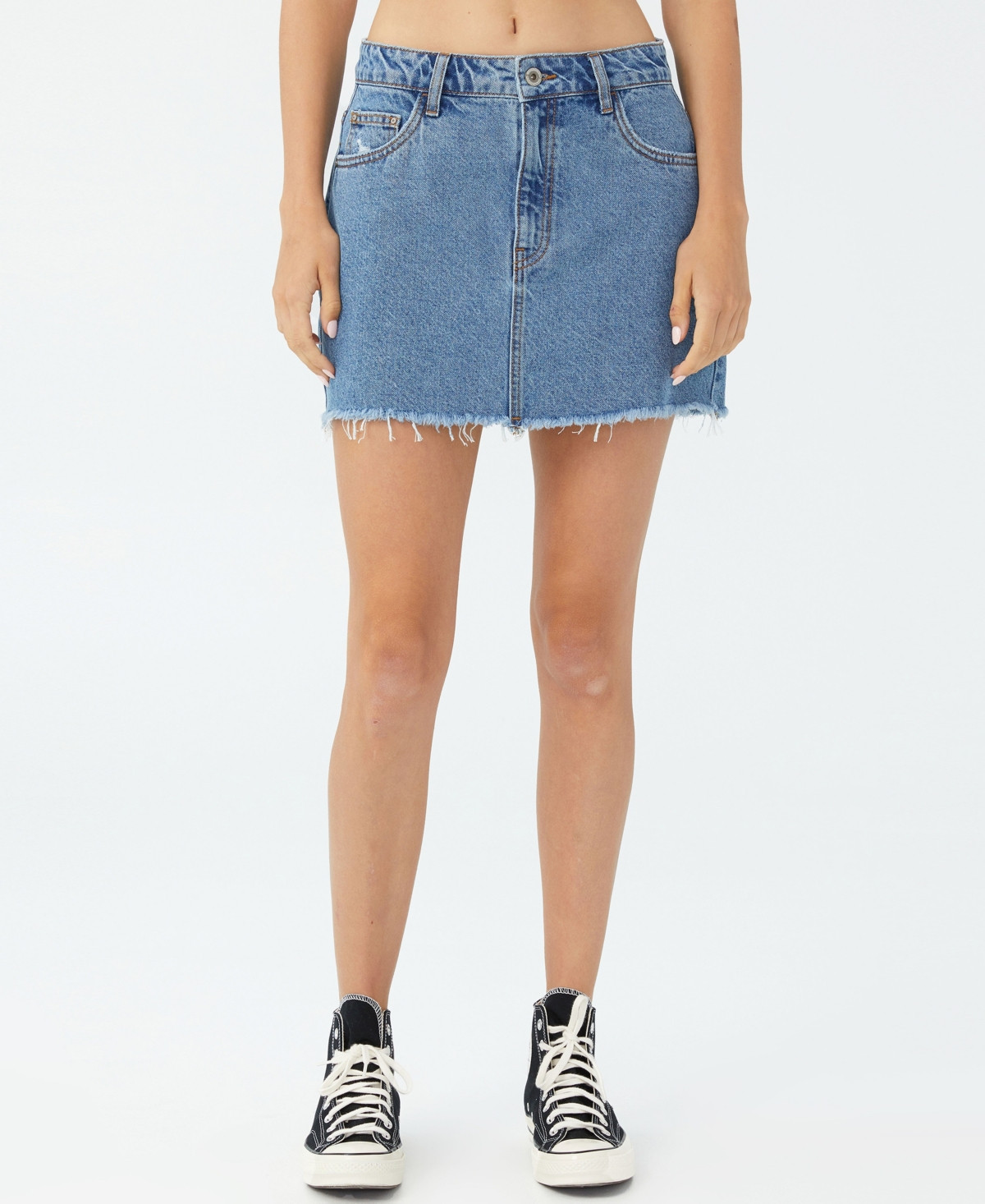 Women's Denim Micro Mini Skirt | Macys (US)