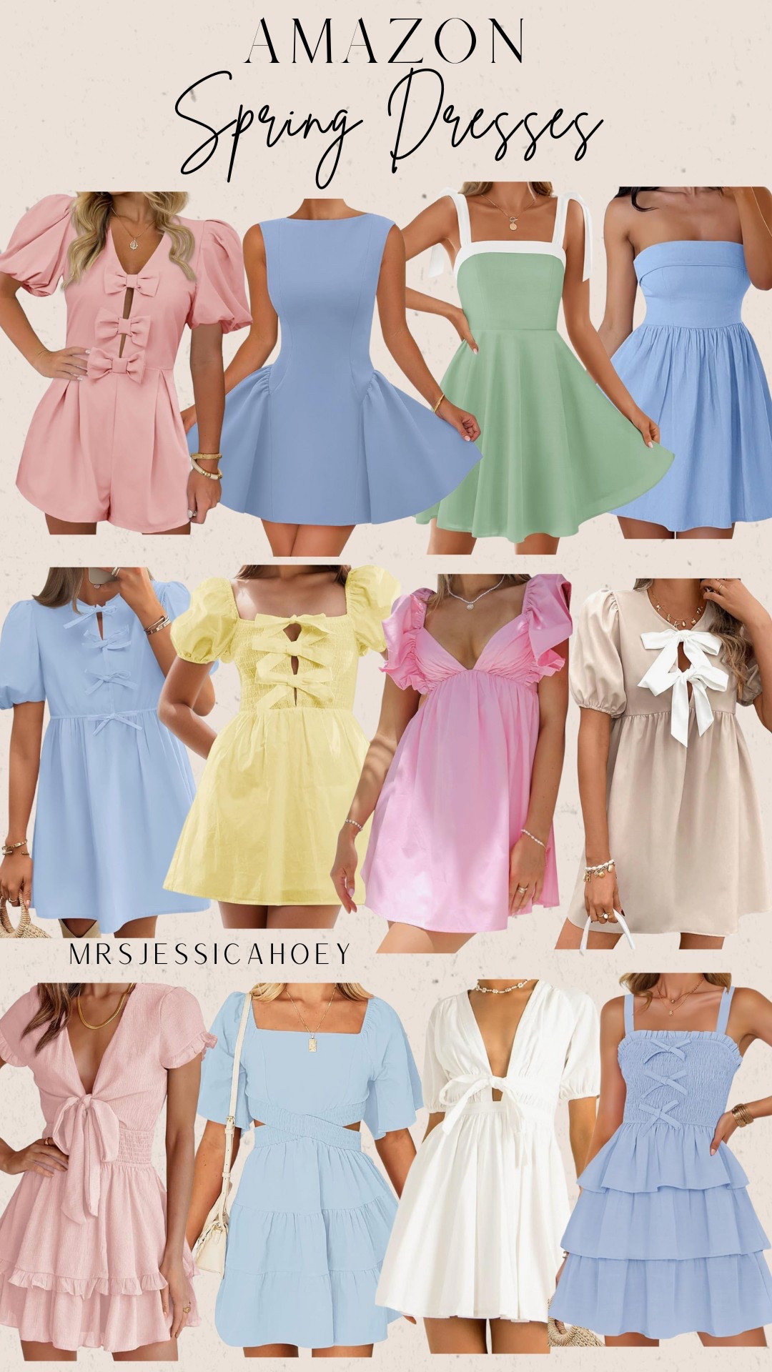 Women’s spring summer dresses. Bows. Ruffles. Date outfit. Easter dresses. Mother’s Day dresses. Vacation outfit. 

#LTKSeasonal #LTKFindsUnder50 #LTKStyleTip