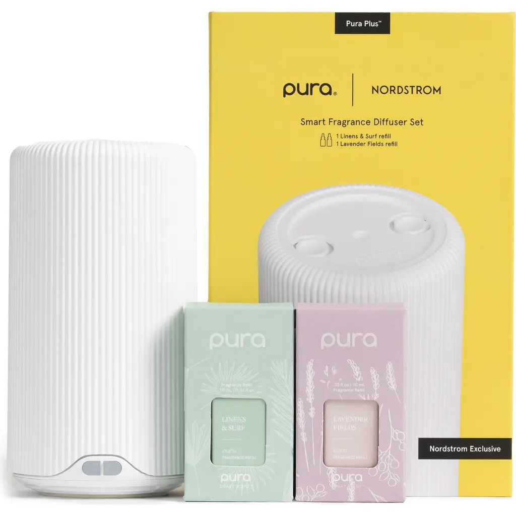 x Nordstrom Pura Plus Smart Fragrance Diffuser & Refills Set (Nordstrom Exclusive) in White at Nordstrom | Nordstrom