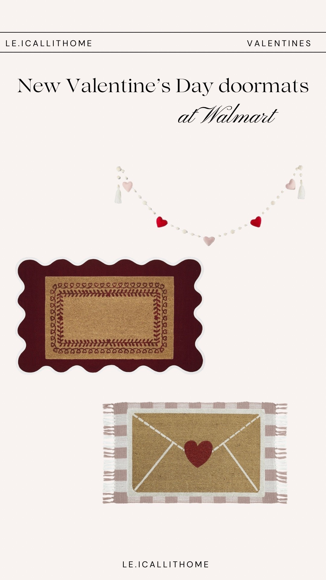 VDay doormat-rug combo at Walmart 🌹💗

#LTKHome #LTKActive #LTKSeasonal