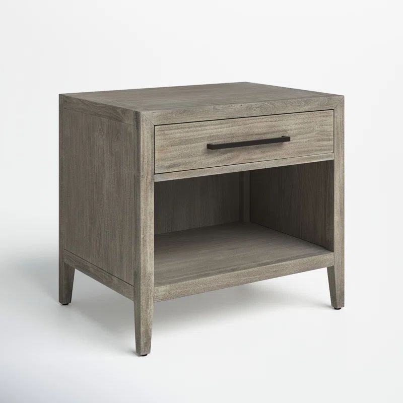 Kimana Solid + Manufactured Wood Nightstand | Wayfair North America