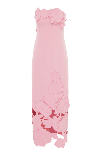 Rayna Floral-Appliquéd Crepe Maxi Dress | Moda Operandi (Global)