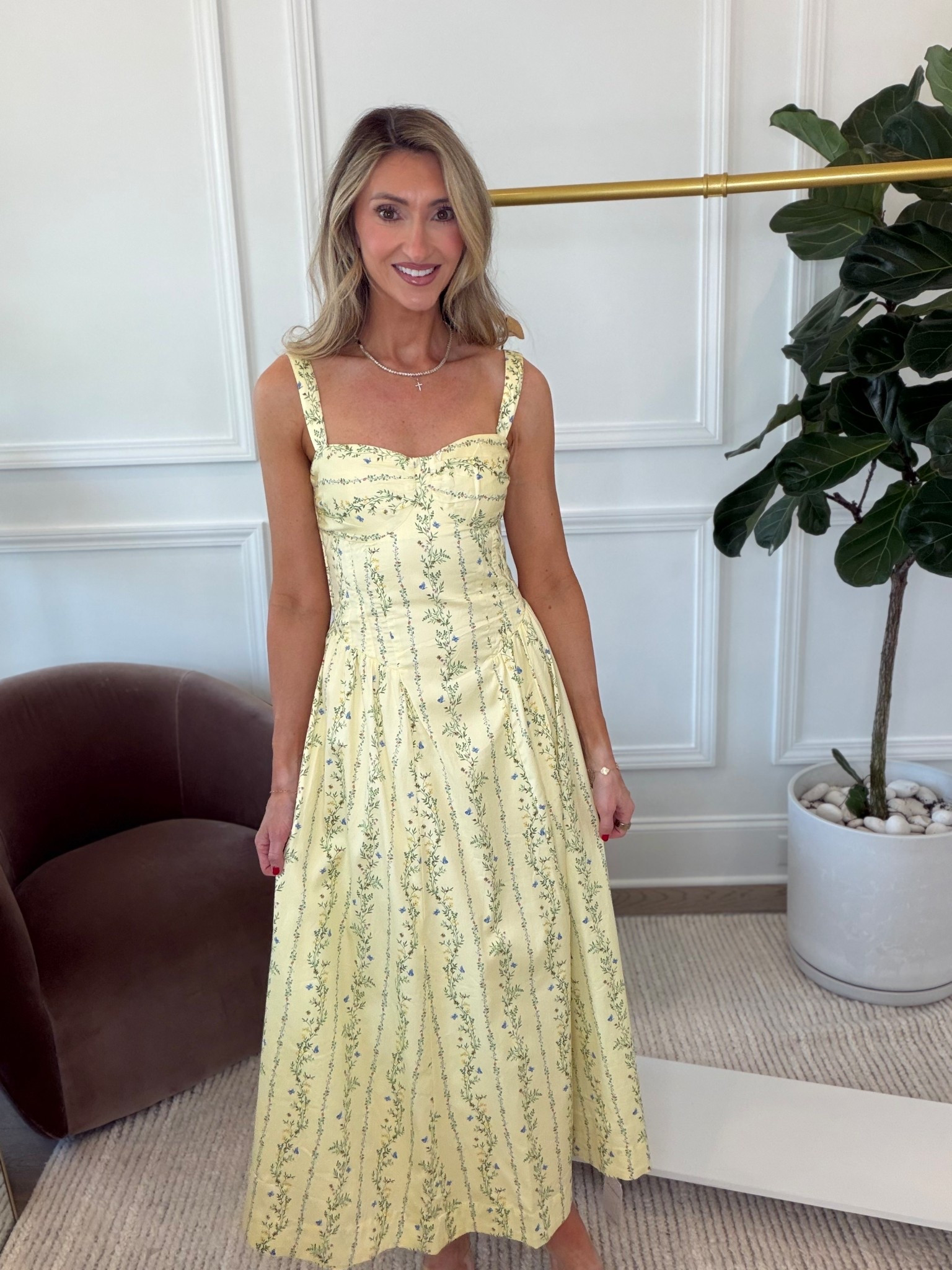 Beautiful yellow dress! Would be perfect for a wedding guest dress 🌼

#LTKSeasonal #LTKSaleAlert #LTKootd