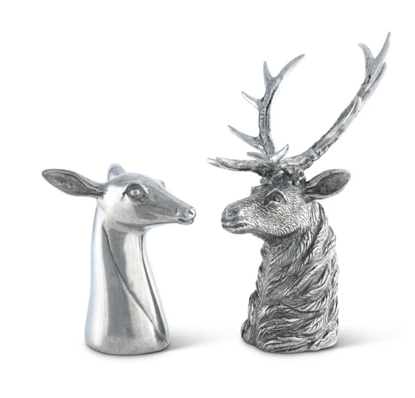 STAG AND DOE SALT & PEPPER SET | The Enchanted Home