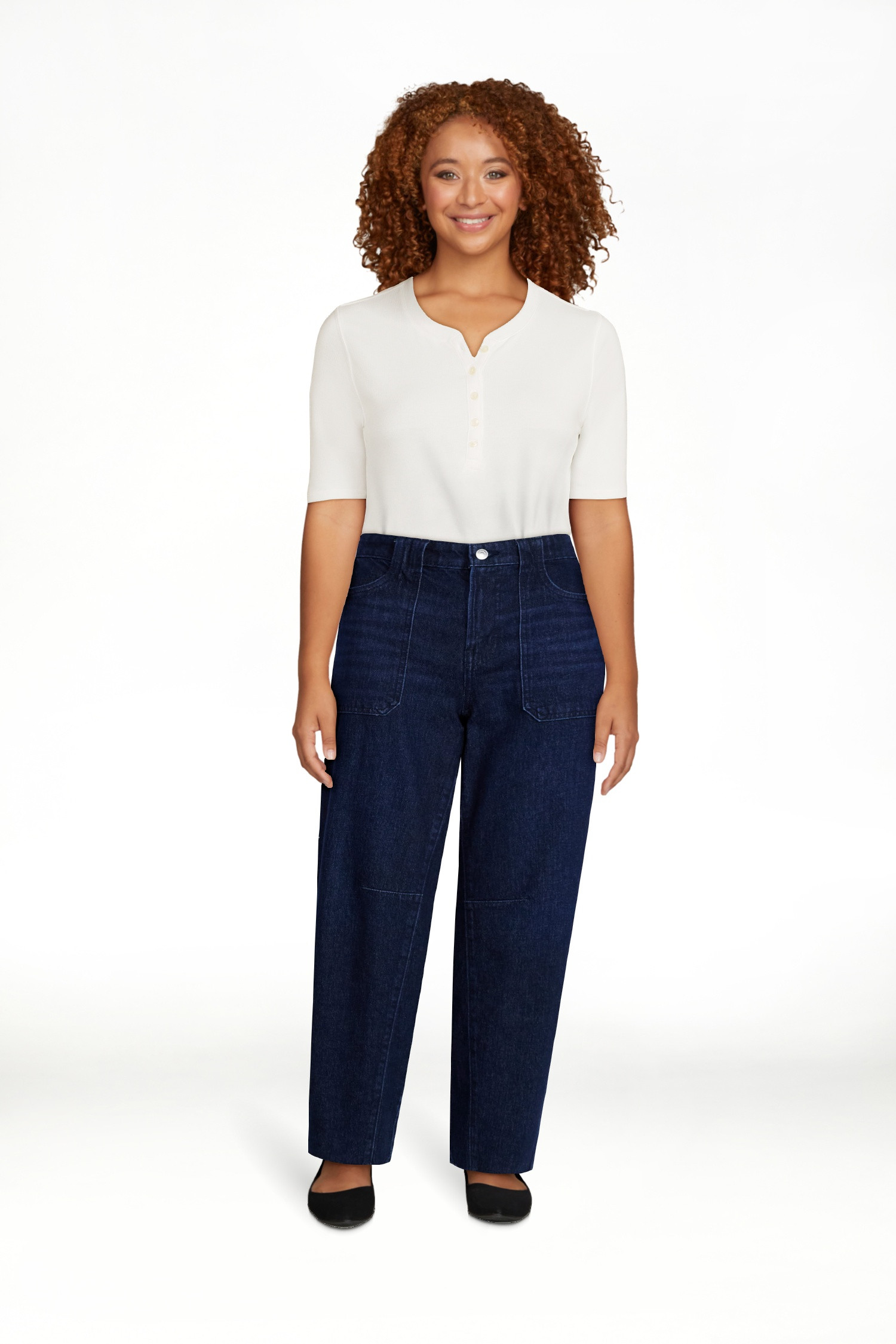 Free Assembly Women's Cropped Carpenter Barrel Jeans, 27" Inseam, Sizes 0-20 | Walmart (US)