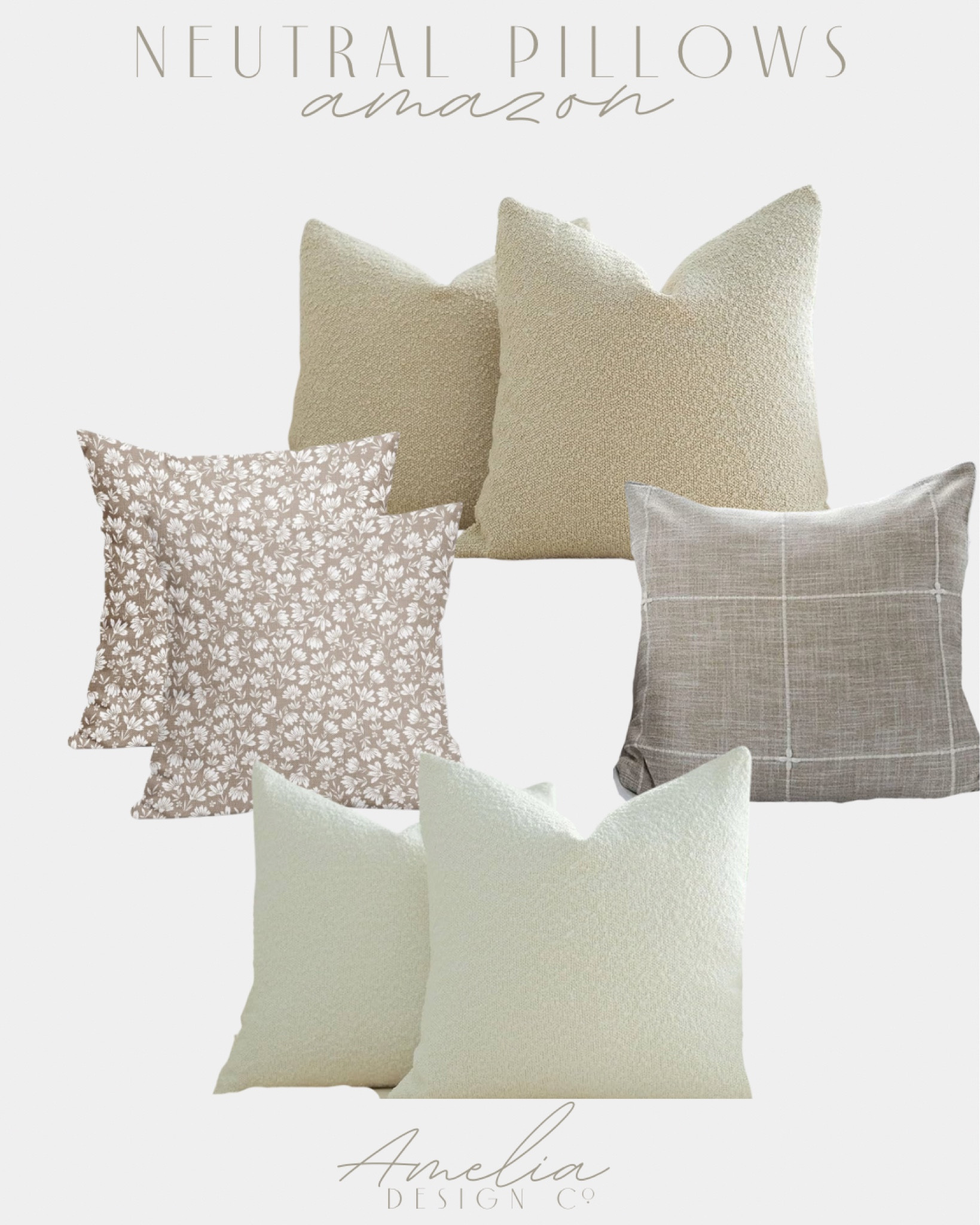 Neutral and textured pillows! 

#LTKStyleTip #LTKSaleAlert #LTKHome