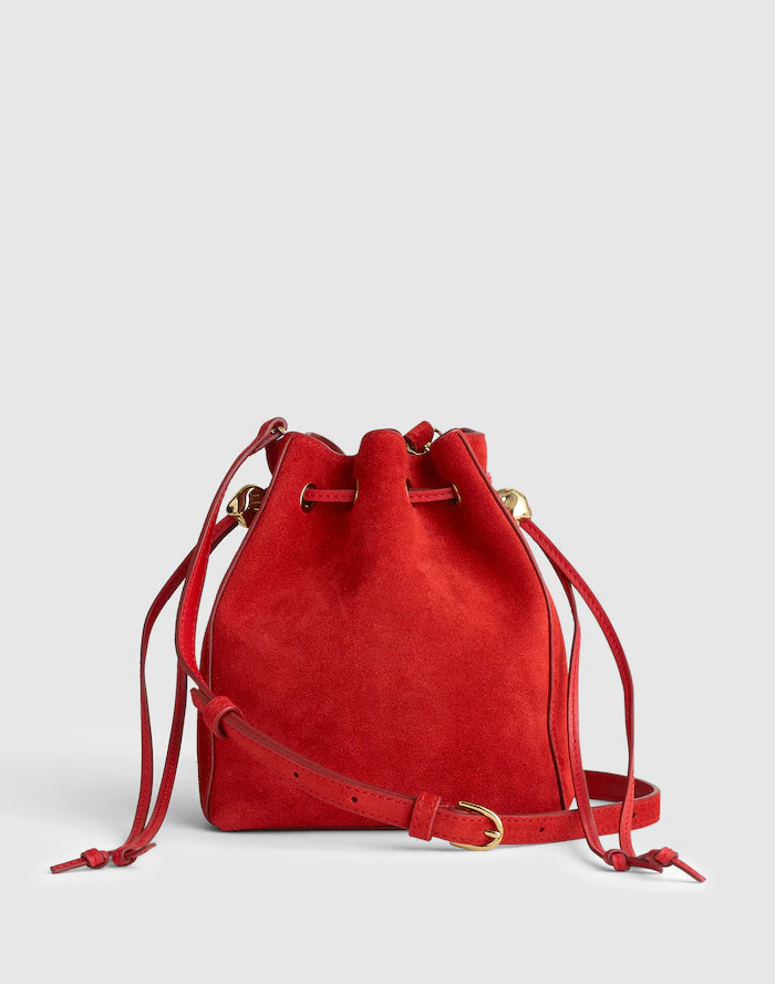 The Mini Drawstring Crossbody Bucket Bag | Madewell