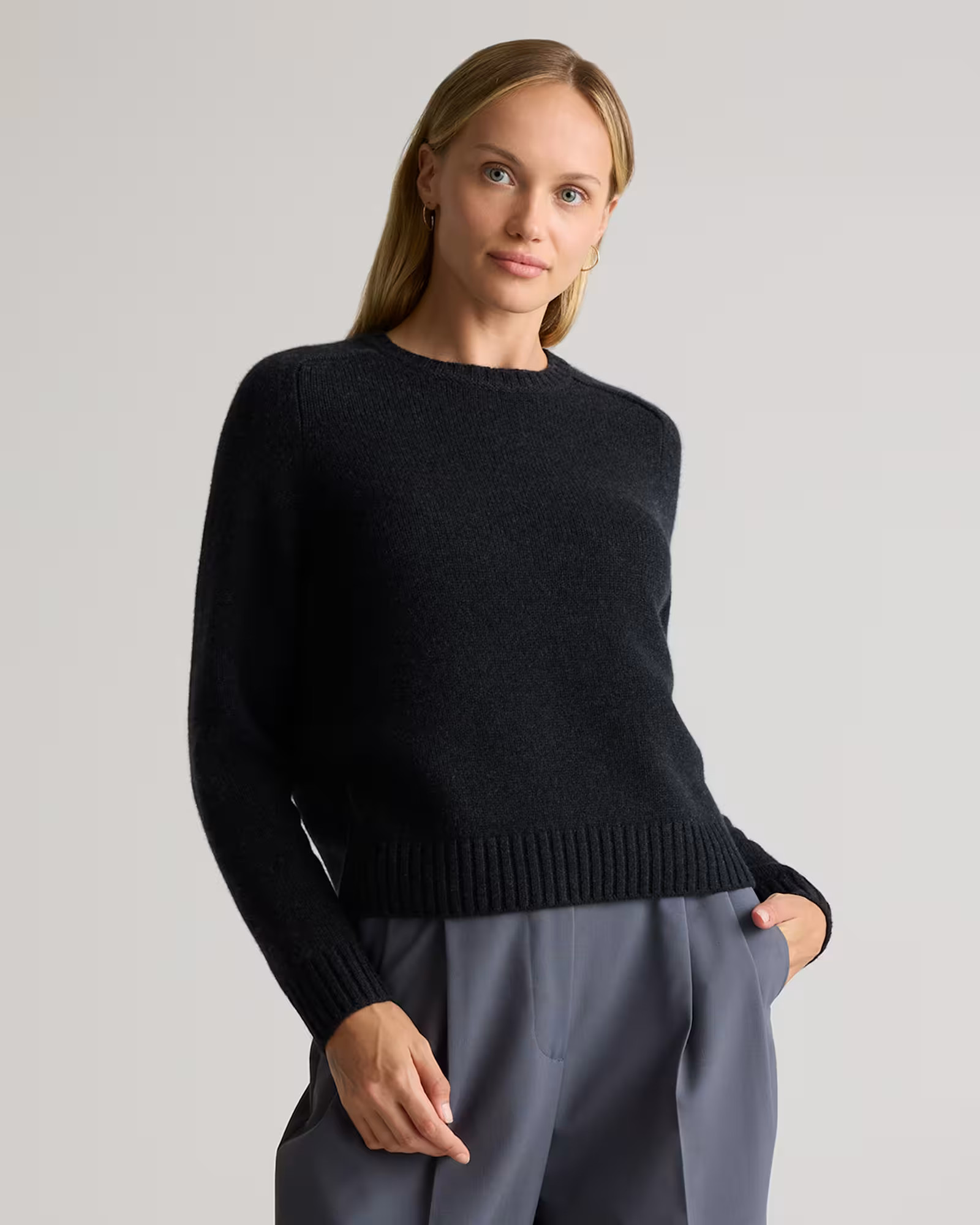 Luxe Baby Cashmere Crewneck Sweater | Quince