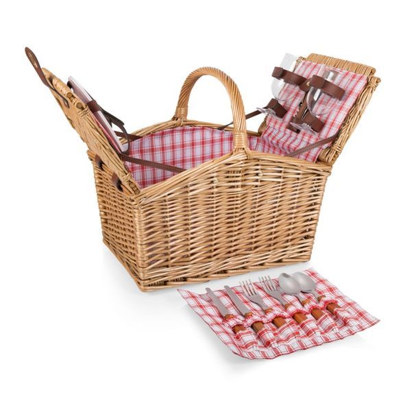 Picnic Time Piccadilly Picnic Basket with Service for Two | Target