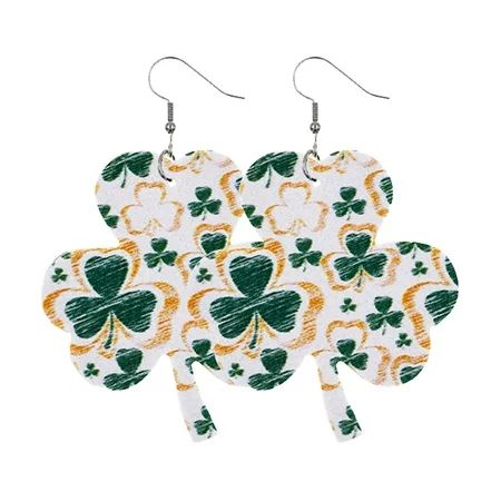Heiheiup St. Patricks Earrings Irish Geometric Green Hat Carnival Earrings Earrings For Women Drop H | Walmart (US)