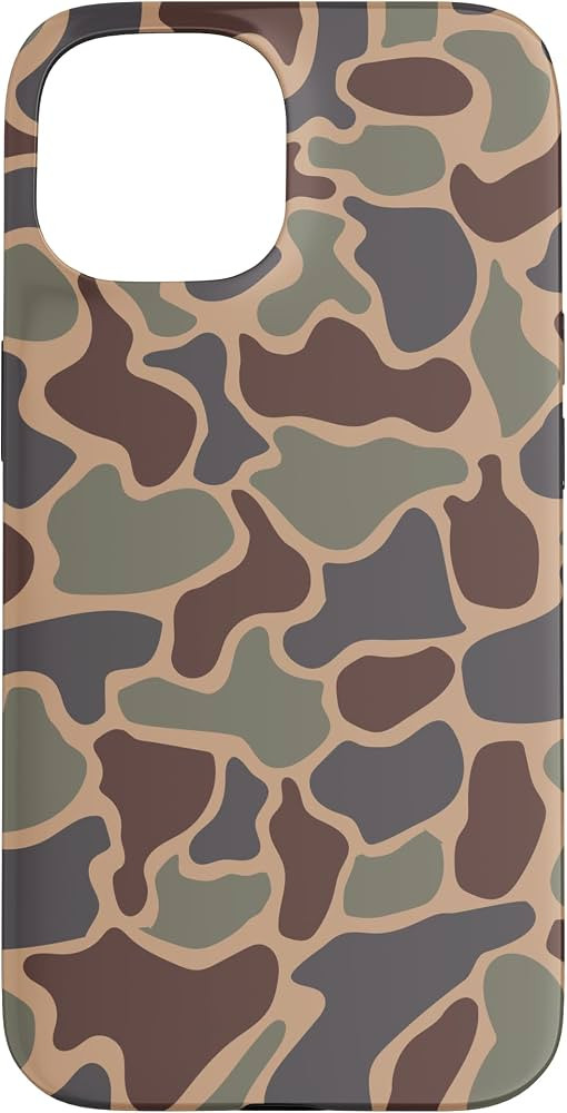 iPhone 15 FrogSkin Duck Timber Camo Vintage Camouflage Case Case | Amazon (US)