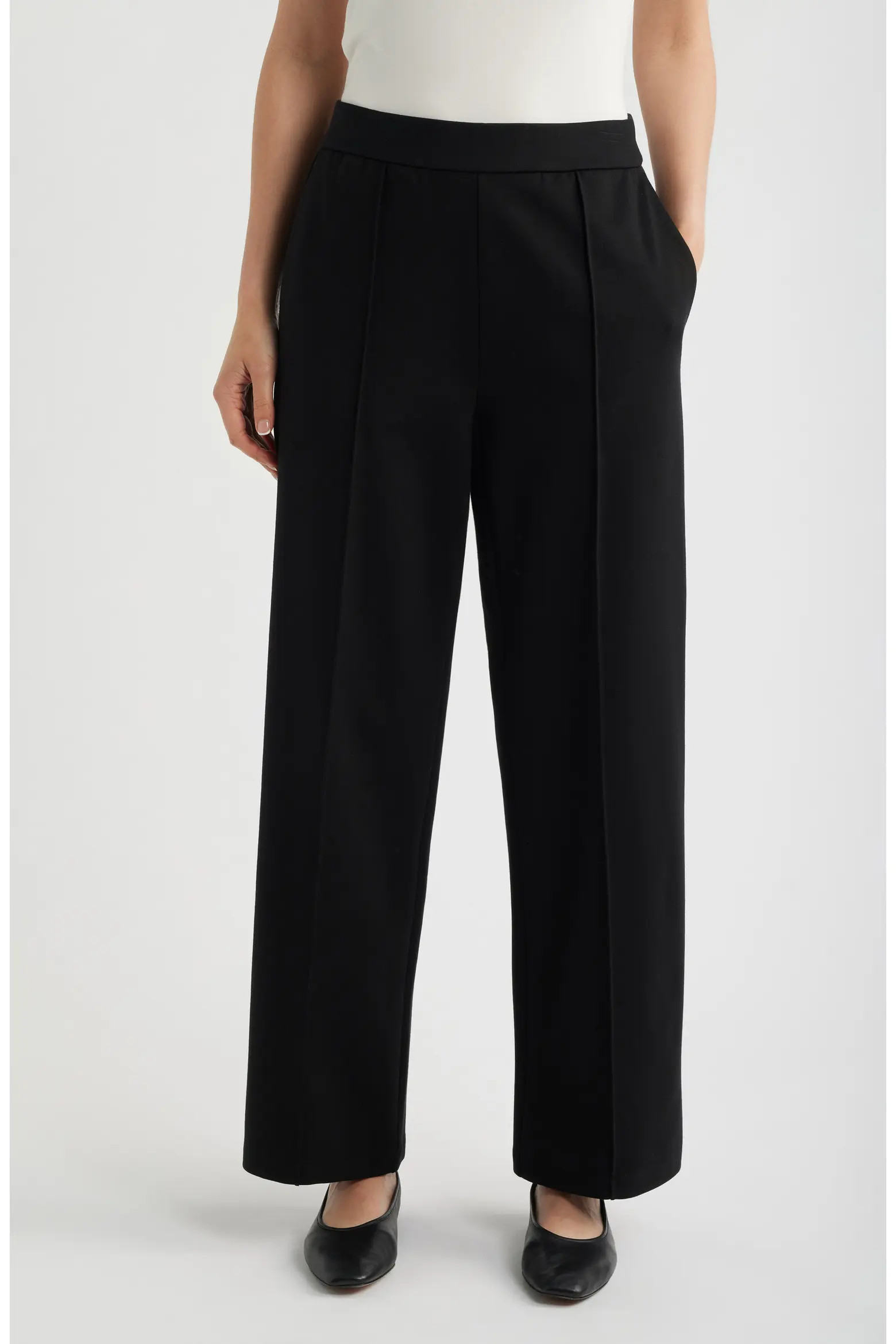 Pintuck High Waist Wide Leg Pants (Women) | Nordstrom | Nordstrom