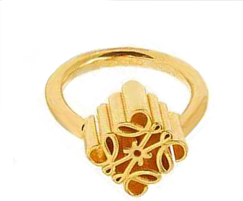 14K Gold Plated Gold Rings For Women | Non Tarnish Chunk Gold Rings | Vintage Retro Engagement We... | Amazon (US)