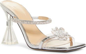 Mach & Mach Crystal Flower Slide Sandal | Nordstrom | Nordstrom