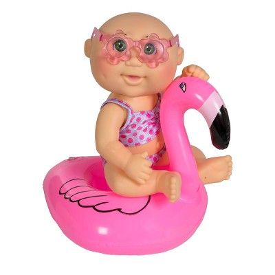 Cabbage Patch Kids 9" Deluxe Splash N' Float - Green Eye Girl Flamingo | Target