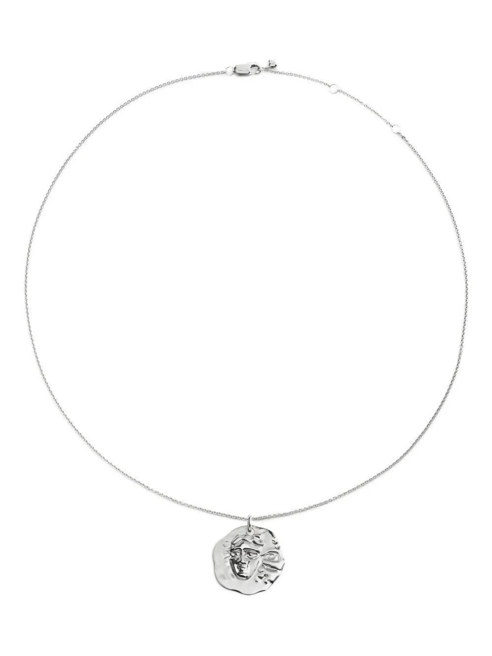 Monica Vinader Gemini Zodiac pendant necklace - Silver | Farfetch Global