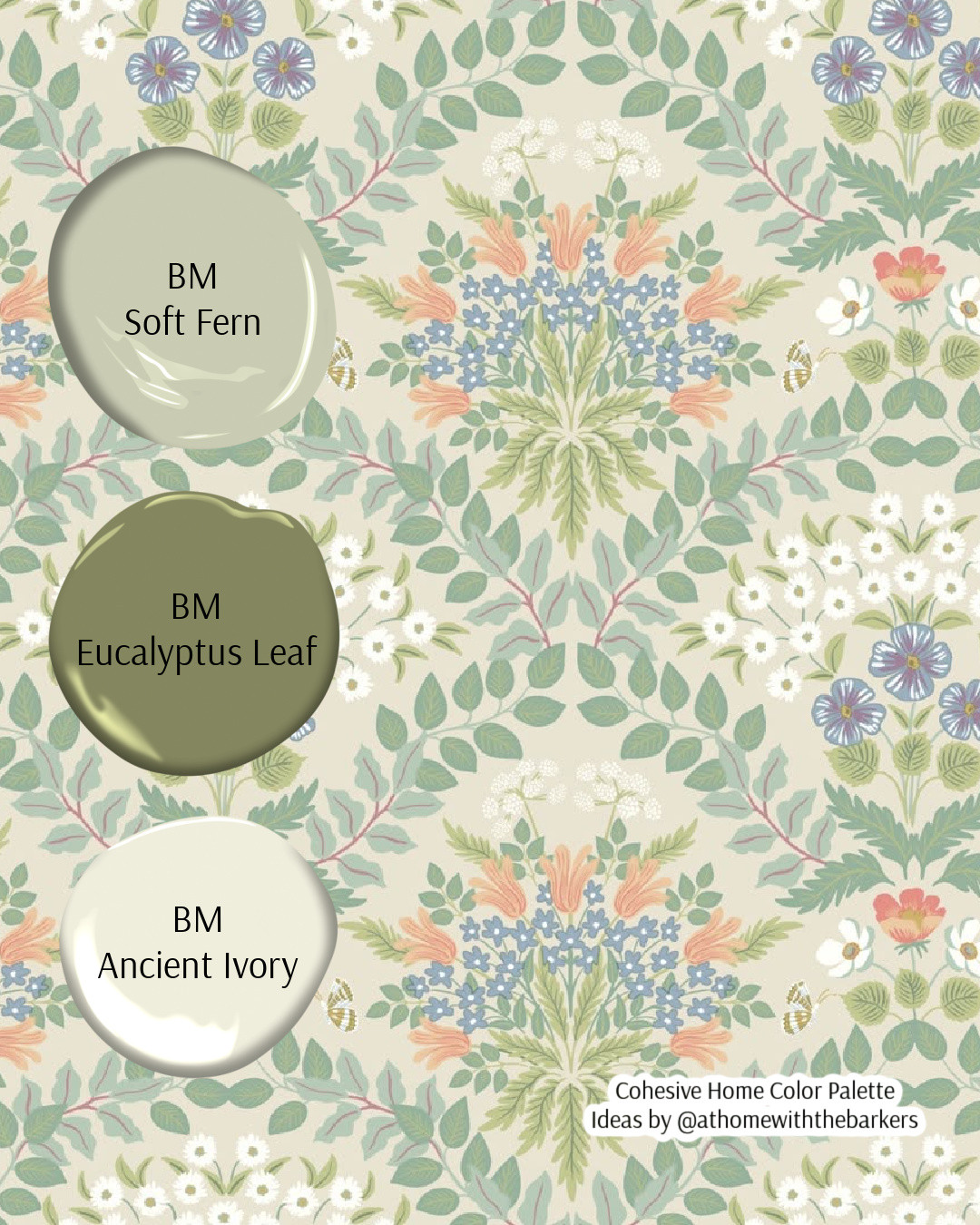 Rifle Paper Co wallpaper and paint color ideas  

 #LTKHome
