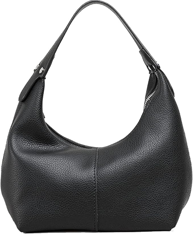 NIUEIMEE ZHOU Hobo Handbags for Women Retro Vegan Leather Clutch Purse Tote Shoulder Bags | Amazon (US)