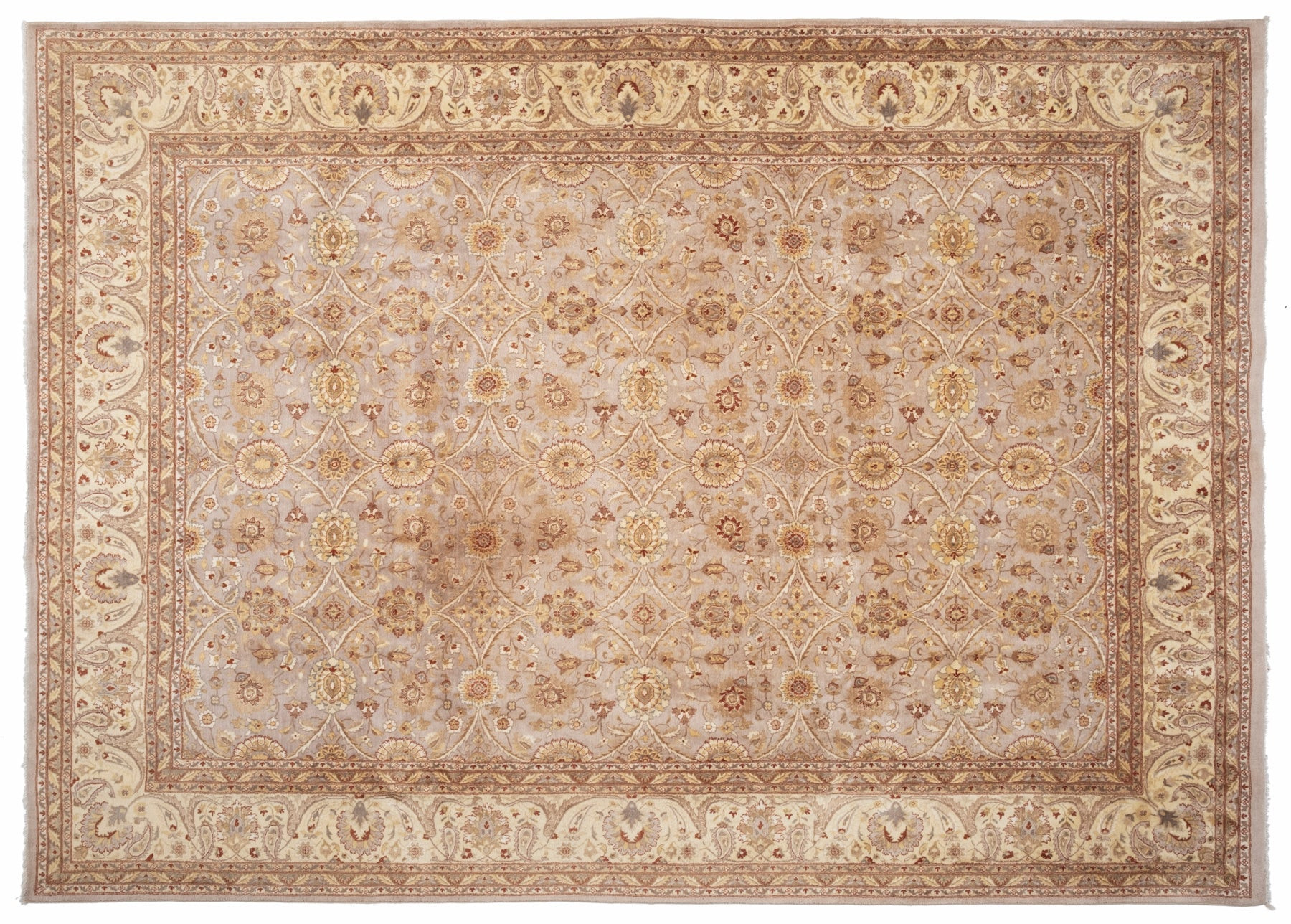 9' X 13' Vintage Persian Rug, Gray - Kroks | Revival Rugs Inc