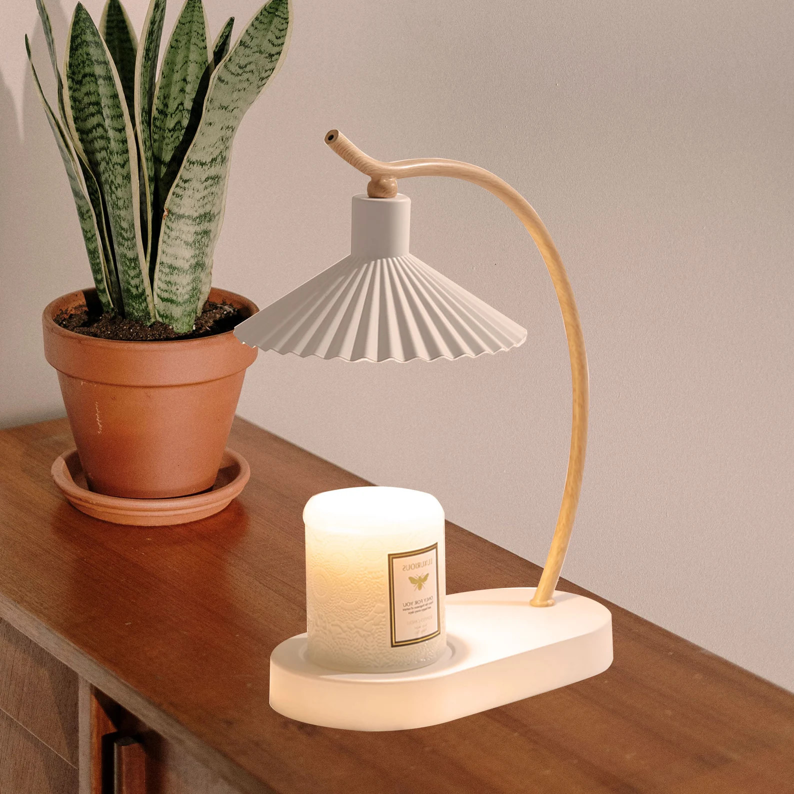 Midnight Candle Warmer Lamp With Timer 2H/4H/8H, Aromatherapy Diffuser Candle Melting Light, Waxi... | Etsy (US)