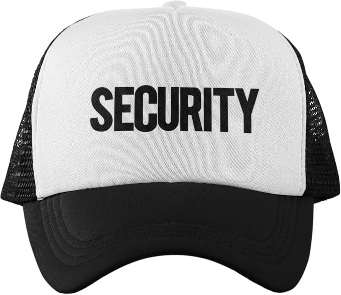 NYC FACTORY Security Baseball Caps Mesh Staff Trucker Hats Coaching Uniform | Amazon (US)