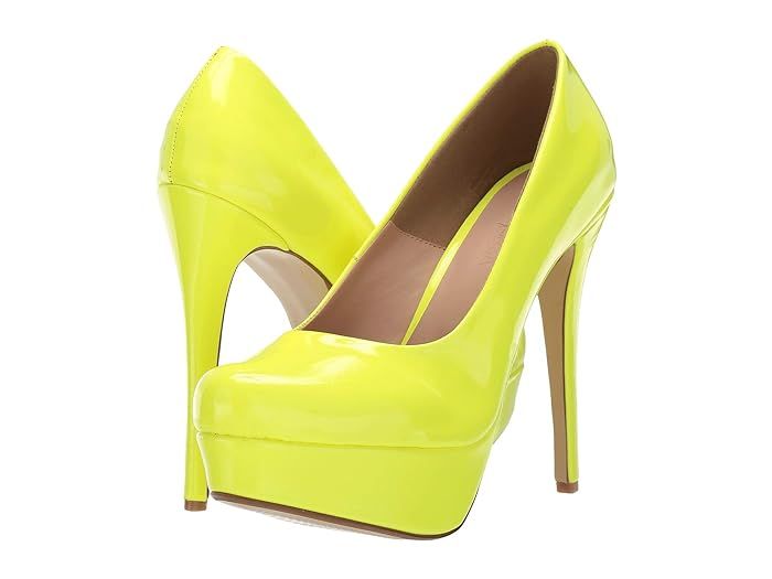 ViceVersa Bianca (Neon Yellow Patent) High Heels | Zappos