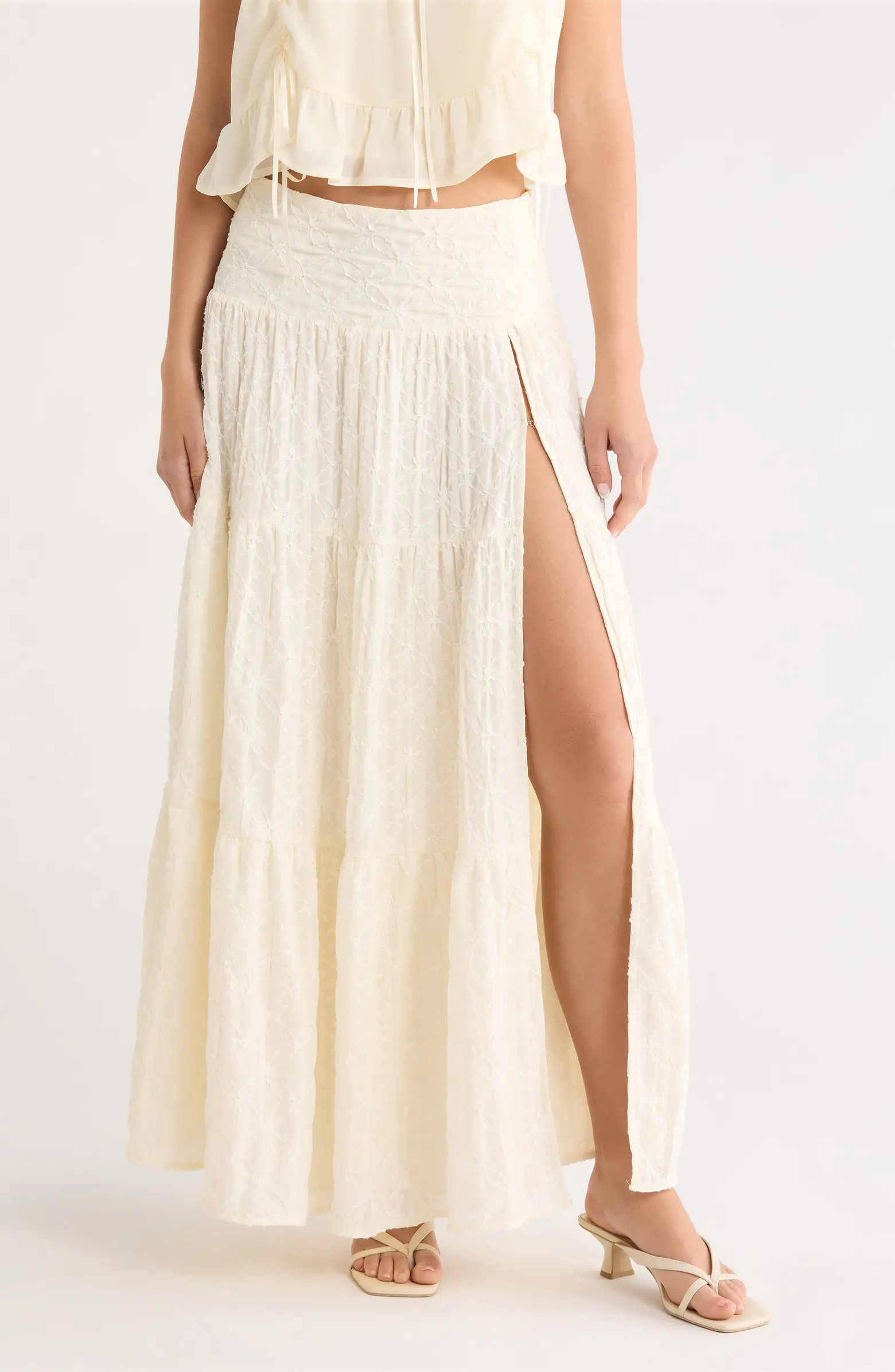 Embroidered Maxi Skirt | Nordstrom
