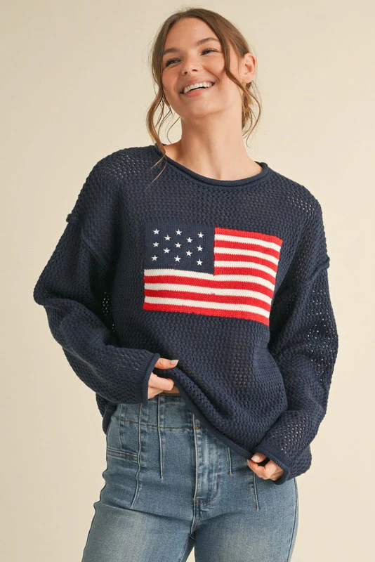 Patriotic Sweater | The Collection Texas