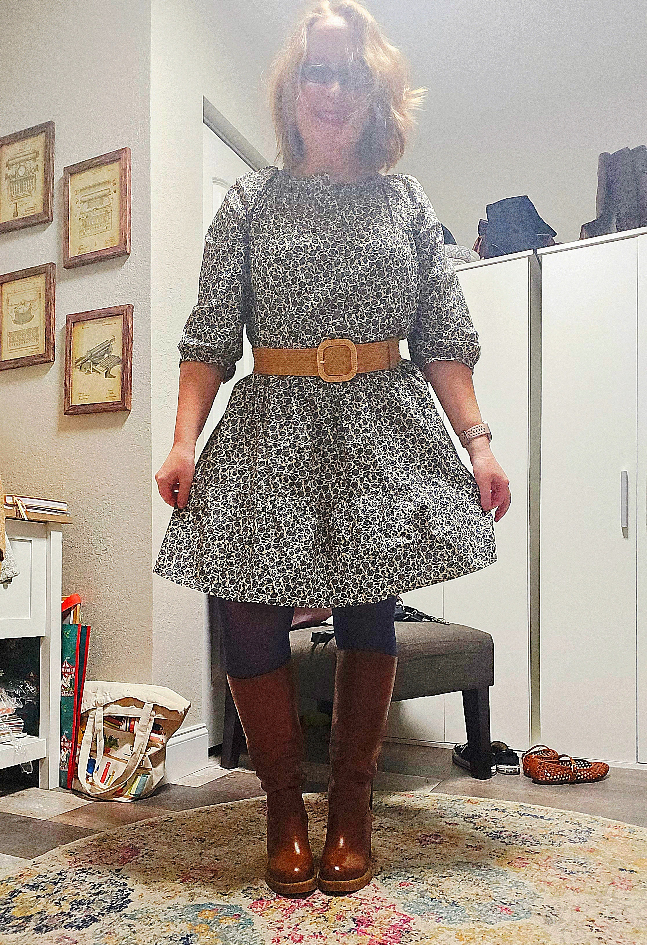 Actually got to teach one day around jury duty.

I literally just bought this dress but cannot find it on the website. I'm pretty sure the one I linked is the same style, and the floral pattern matches in a different color. 

 #LTKootd #LTKPetite #LTKWorkwear