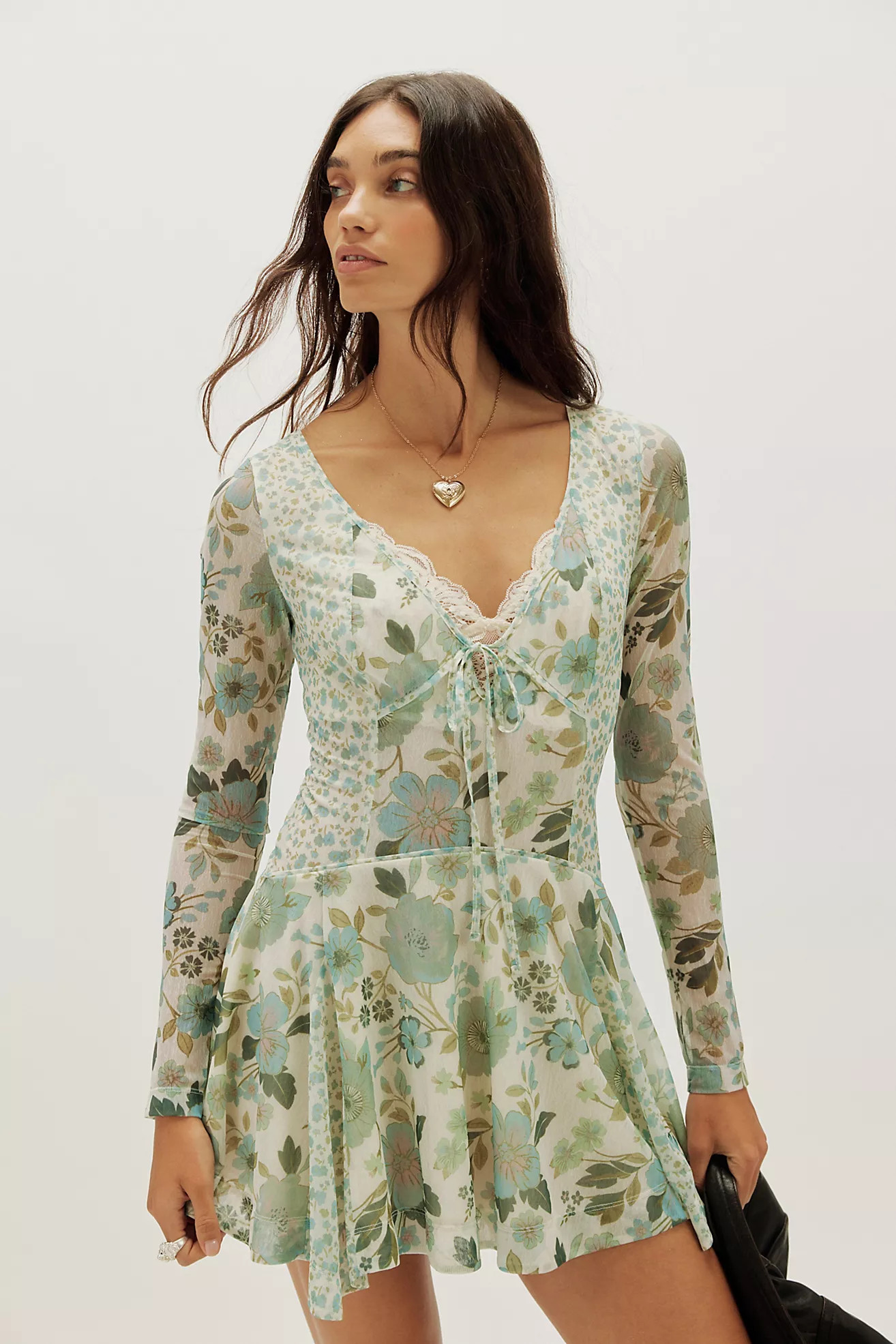 Sway With Me Printed Mini Dress | Free People (Global - UK&FR Excluded)