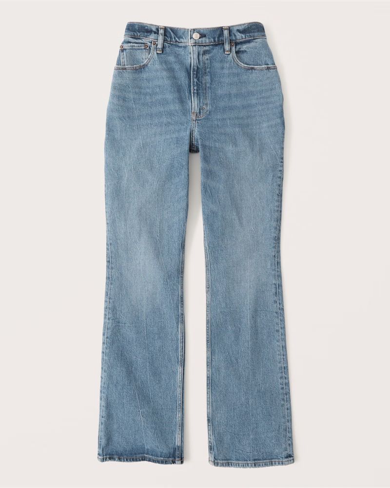 Women's Curve Love Ultra High Rise Vintage Flare Jeans | Women's New Arrivals | Abercrombie.com | Abercrombie & Fitch (US)