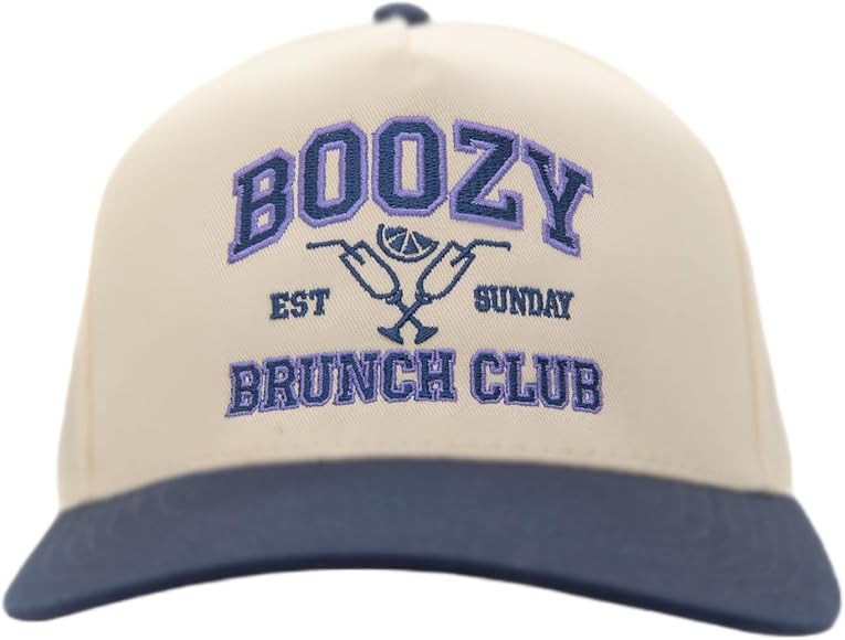 Visibly Toxic Boozy Brunch Club Hat, Funny Hat, Party Hat, Bachelorette Party, Funny Gifts, Baseb... | Amazon (US)
