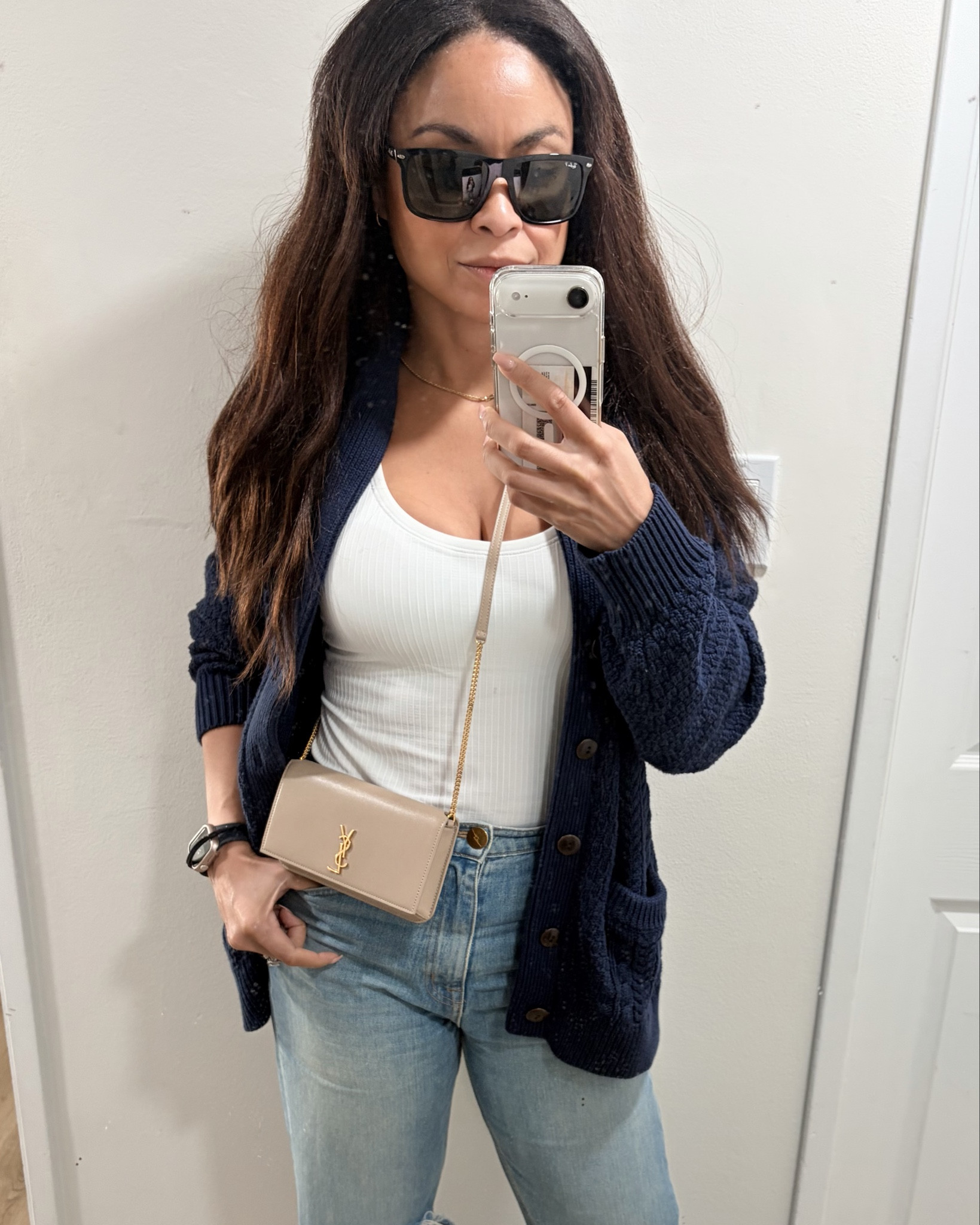 The YSL Cassandre phone case bag is my go-to hands-free luxury essential 😉and it’s part of Bloomingdale’s Friends & Family Sale right now. Loyalists get 3x points 🔥Shop it (and my fave styles) before the deal ends. 🖤🥂

#LTKGiftGuide #LTKdayinmylife #LTKSaleAlert