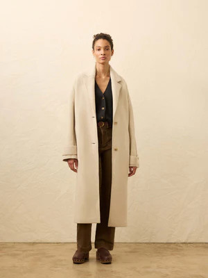 Atlantic Knit Coat - Oat Melange | Faherty