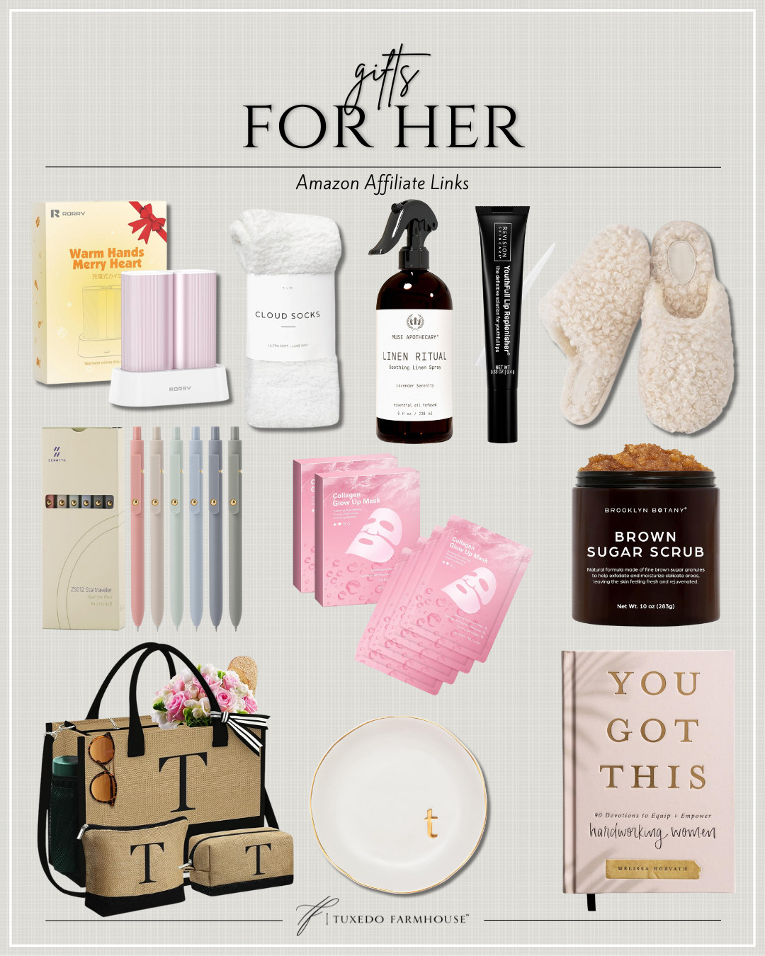 Amazon - Gifts for Her

Snuggle up and indulge with these cozy and thoughtful gifts for her!

Seasonal, gifts, presents, cosmetics, tech, bags, socks, cozy, 

 #LTKGiftGuide #LTKHoliday #LTKFindsUnder50