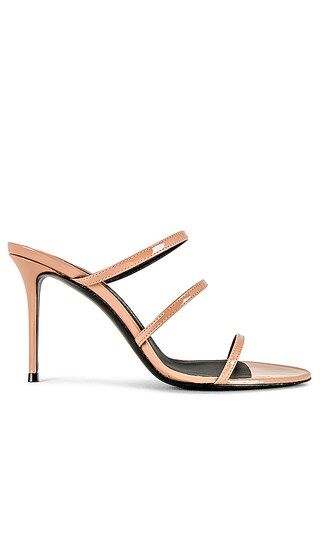 Heel Sandal in Nero Opaco | Revolve Clothing (Global)