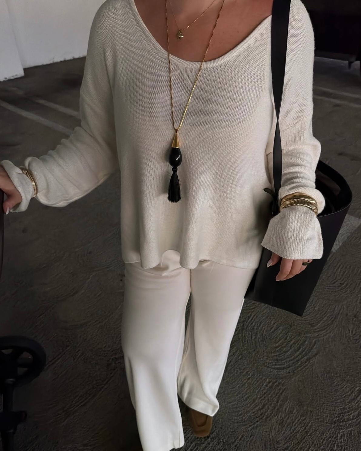 Casual silk pants and mule outfit for spring - obsessed with this necklace from Heaven Mayhem

#LTKootd #LTKSeasonal