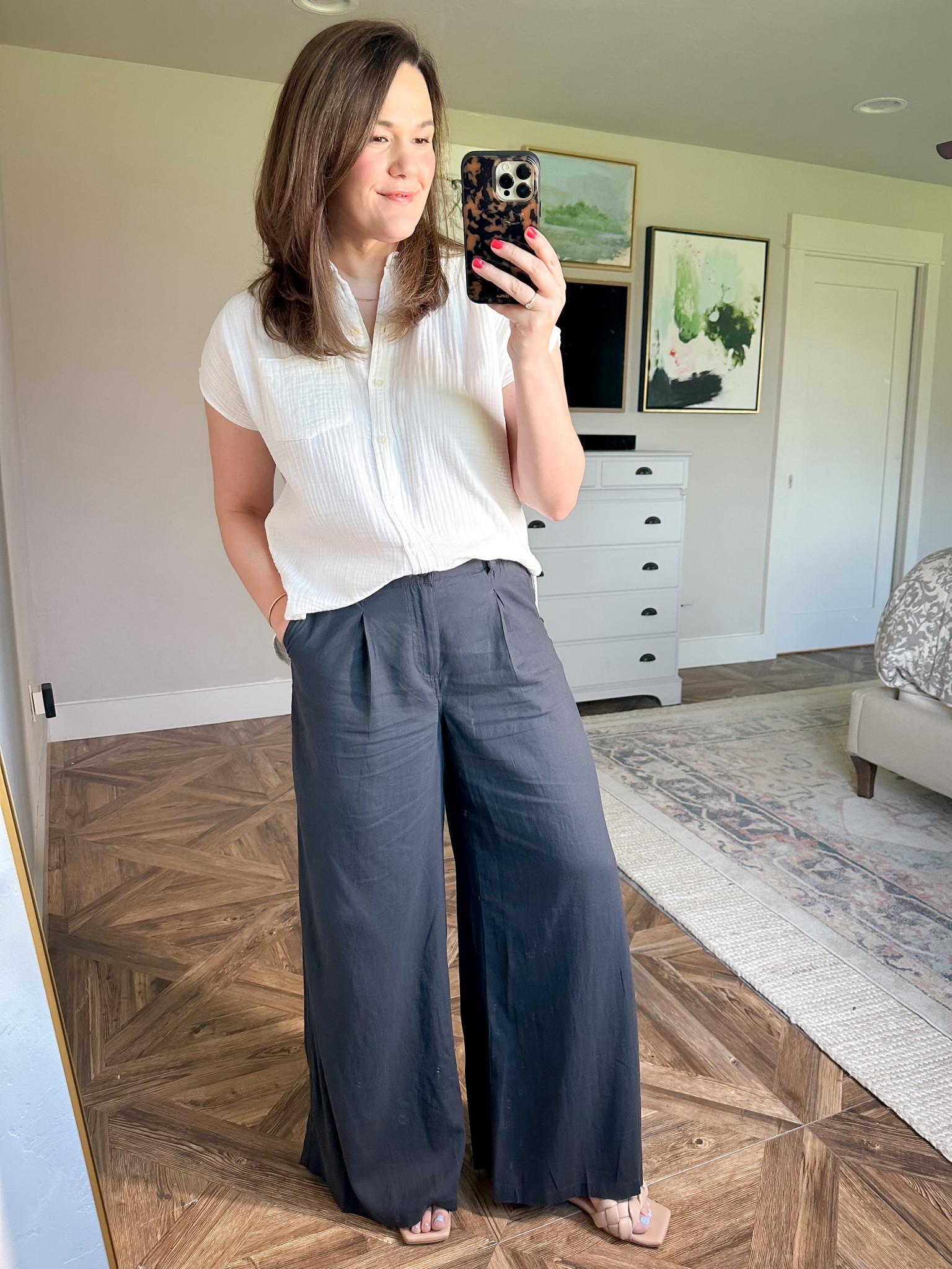 Aerie pool to party linen pants. Wearing a size medium here and the back of the waist is elastic so it’s forgiving. 



Spring break finds, beach trip essentials, spring break essentials, spring break finds, beach cover up pants, pool party pants, linen trousers pants, summer pants for moms, summer outfits for moms, summer pants, spring pants, spring outfits 

#LTKmidsize #LTKSpringSale #LTKover40