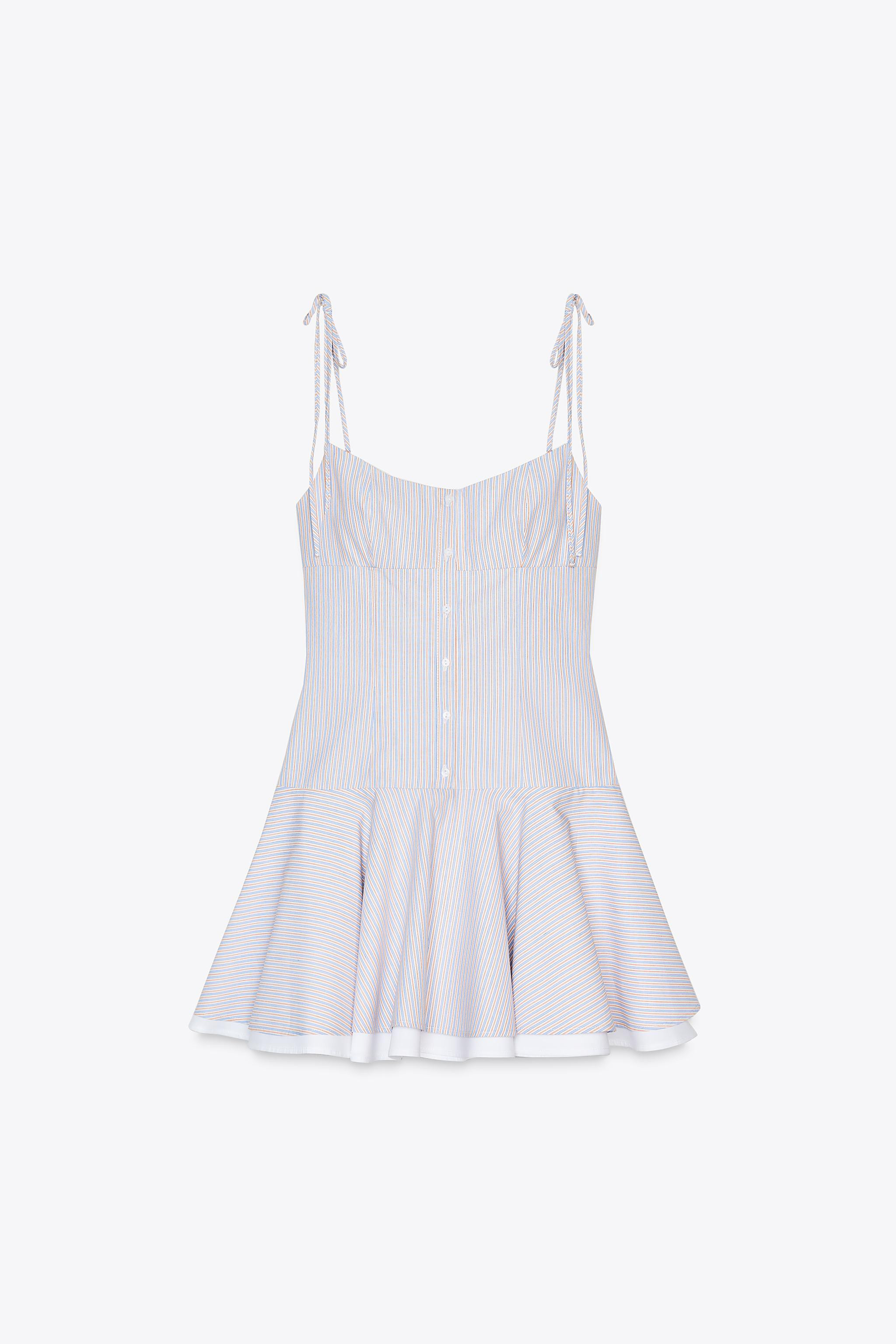 SHORT STRIPED DRESS | Zara US