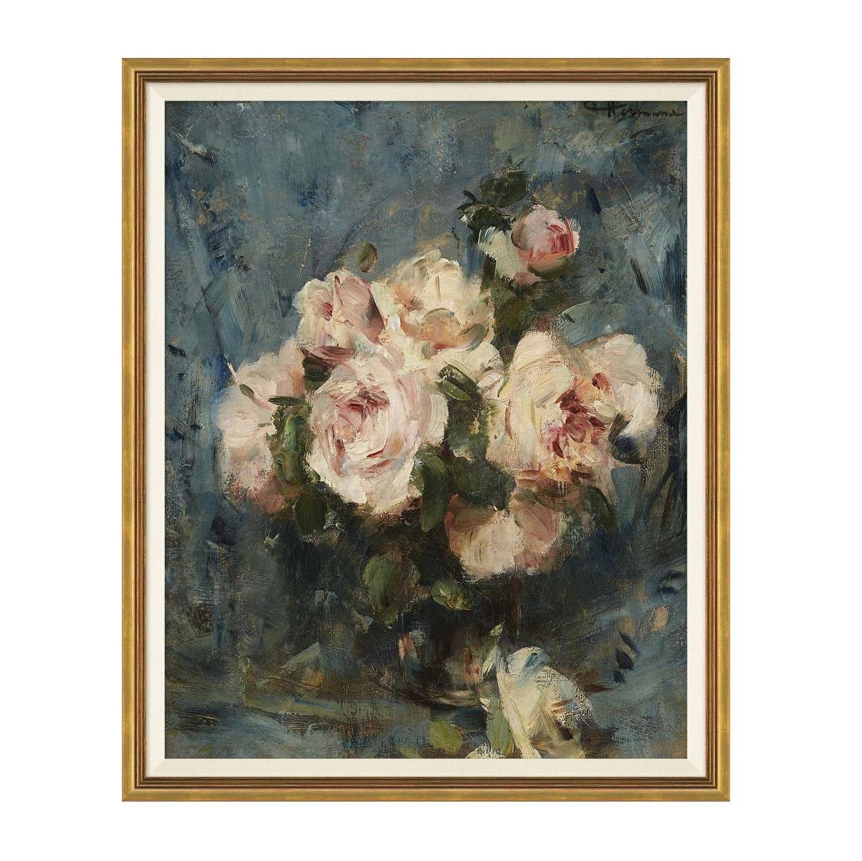 Still Life with Roses in a Glass Vase | Magnolia