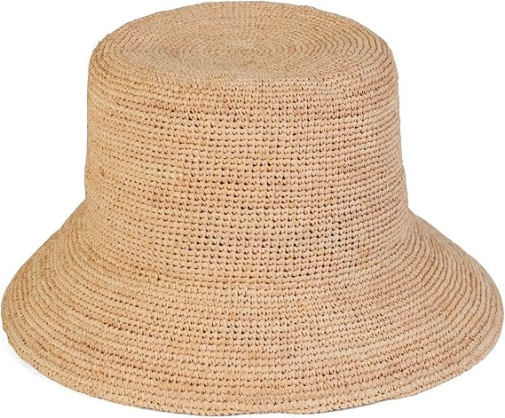 Lack of Color The Inca Bucket Wide – Natural Raffia Straw Hat for Women, Hand-Crocheted Bucket ... | Amazon (US)