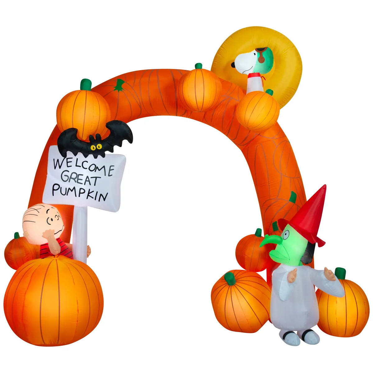 Airblown Halloween Light-Peanuts Pumpkin Archway-Peanuts | Wayfair North America