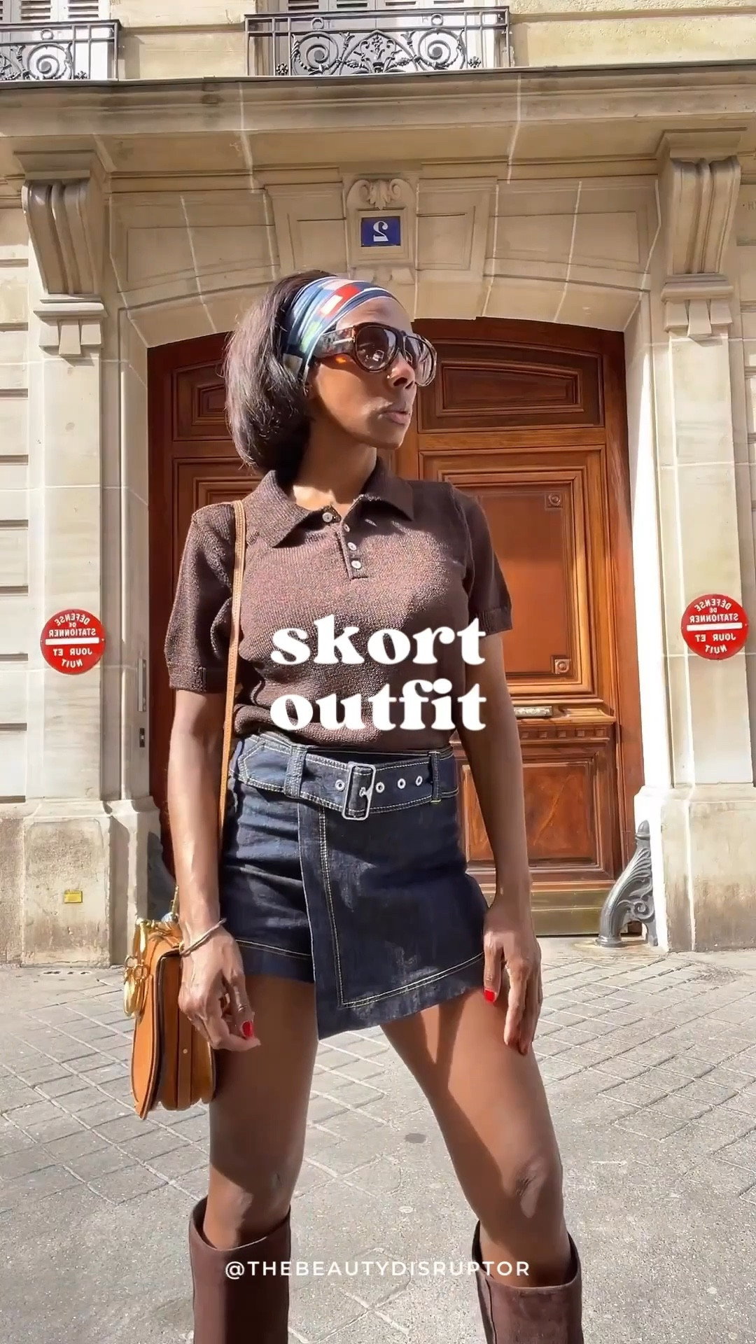 Spring outfit of the day: denim skort + knit polo 

Skorts are fun, playful and when paired with the right accessories can really make a statement.

Today I chose a dark wash denim skort paired with a  chocolate brown knit polo, accessorized with a Chloé bag (from an old collection) and & Other Stories boots which are out of stock. 


#SkortOutfit #SpringOutfit2026 #LTKStyleTip

#LTKgrwm #LTKSeasonal #LTKootd
