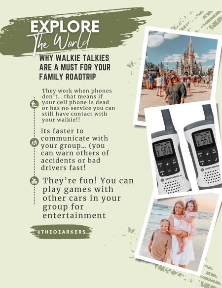 Walkie talkies are our favorite for road trips! 

#LTKtravel #LTKGiftGuide #LTKfindsunder50