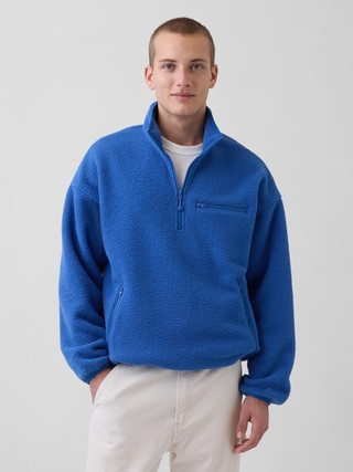 Sherpa Oversized Half-Zip Pullover | Gap (US)