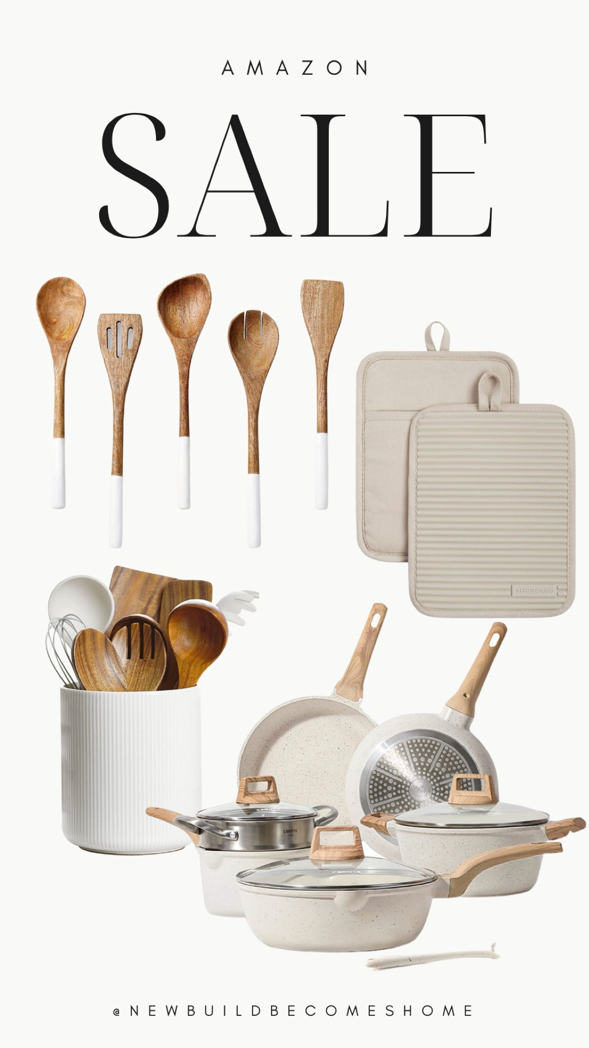 Some neutral Amazon kitchen finds, all on sale! 


Kitchenware, kitchen set, pots and pans, neutral decor, home decor, wedding registry

#LTKhome #LTKFind #LTKsalealert